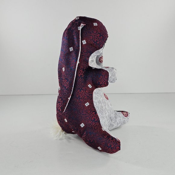 Vintage Handmade Bunny Rabbit Plush Stuffed Animal 7.75" - Picture 8 of 8